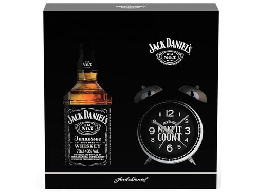 Jack Daniel´s Jack Daniel's Black + budík 40% 0,7 l