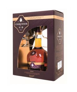 Courvoisier VS 0,7l 40% + 2x sklo GB