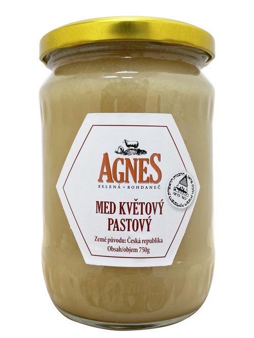 Agnes Zelená Bohdaneč Agnes Med Květový pastový 750g