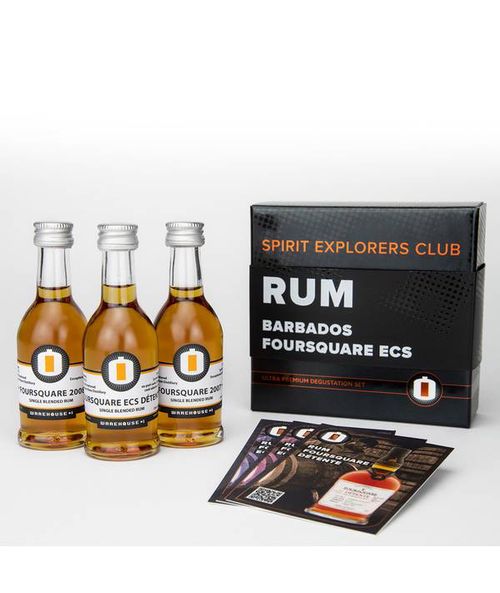 Spirit Explorers Club Barbados Foursquare E.C.S. Mini Pack 56,7% 0,12 l