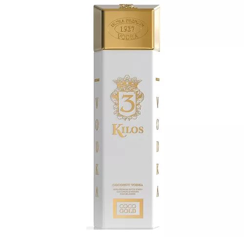 3 Kilos Vodka Coco Gold 30 % 1 l