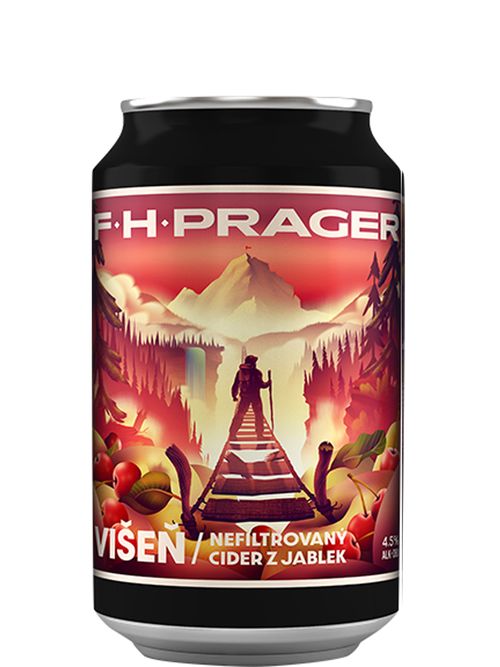 F. H. Prager Cider Višeň 4,5% 0,33l