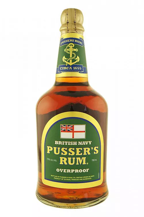 Pusser´s Rum Overproof Green Label 75,5% 0,7 l