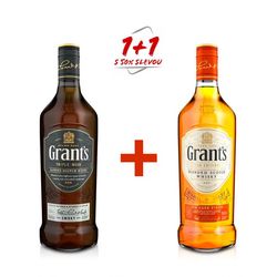 Grant´s Smoky 0,7l 40% AKCE 1+1 s Grant´s Rum Cask Finish 0,7l 40% za polovinu