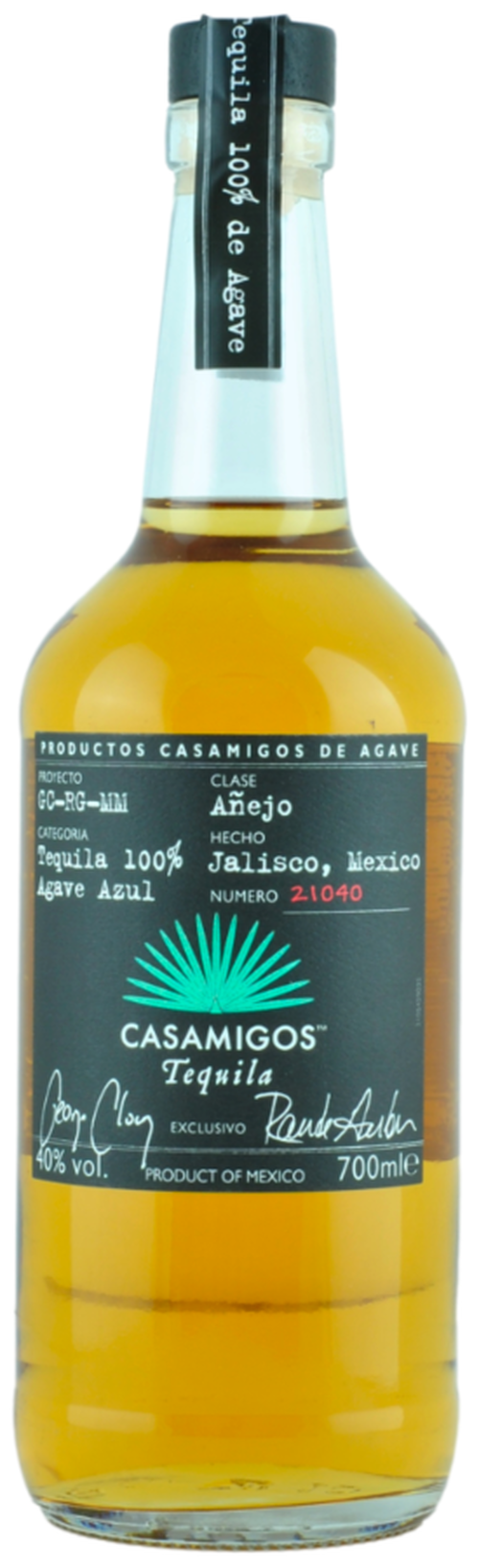 Casamigos Tequila Añejo 100% de Agave 40% 0,7L