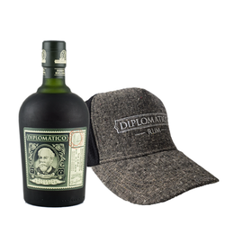 Diplomático Reserva Exclusiva 0,7 l + kšiltovka