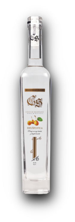 Chateau Selešťany Hruškovica - Hruška Divá 52% 0,5L
