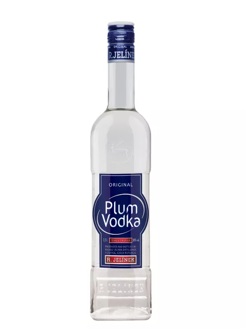 R. JELÍNEK Plum vodka 38% 0,5l (HOLÁ LÁHEV)