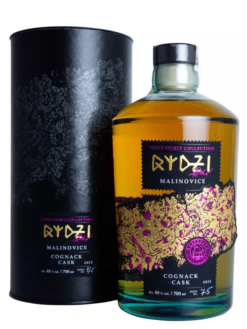 Raspenava Malinovice ze sudu po Cognacu 48% 0,7l
