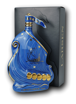 Larsen Invincible Sky Blue Keramická Láhev 40% 0,7L