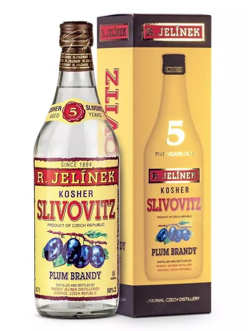 R. JELÍNEK Slivovice kosher 5yo 50% 0,7l (TUBA)