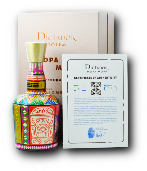 Dictador Totem, Mopa Mopa 1982, Model "F" 40% 0,7L