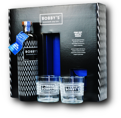 Bobby's Schiedam + 2 Sklenice 42% 0.7L