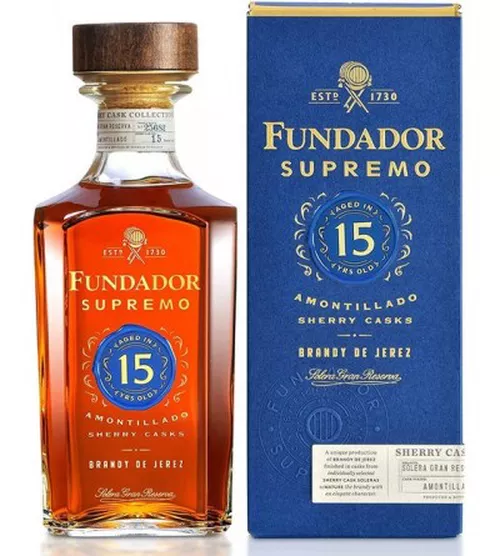 Fundador Supremo 15  Amontillado Sherry Casks 40% 1l
