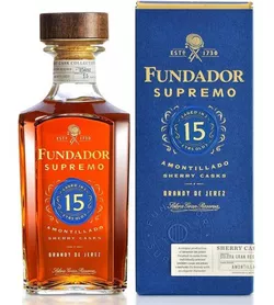 Fundador Supremo 15  Amontillado Sherry Casks 40% 1l