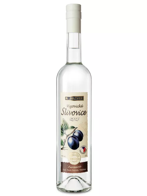 R. JELÍNEK Vizovická slivovice 2023 Durancie 50% 0,7l