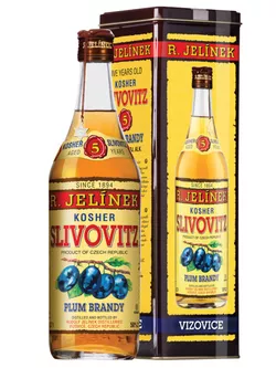 R. JELÍNEK Slivovice kosher zlatá 5yo 50% 0,7l (TUBA)