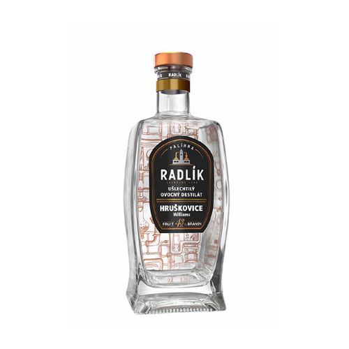 Palírna Radlík Hruškovice Williams 45% 0,5 l (holá láhev)