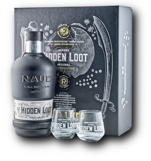NAUD Hidden Loot Original 40% 0.7L Sklenice