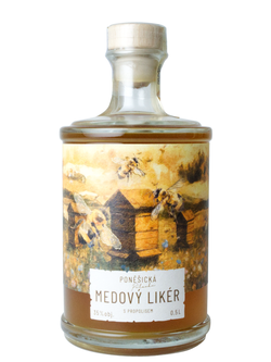 Poněšický Medový likér 35% 0,5l