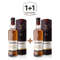 Glenfiddich 15 YO 0,7l 40% Akce 1+1 s druhou lahví za polovinu