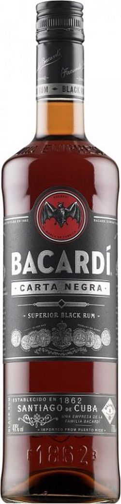 Bacardí Bacardi Carta Negra 40 % 1 l