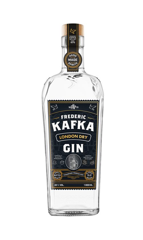 FK Distillery Frederic Kafka London dry gin 40 % 1l