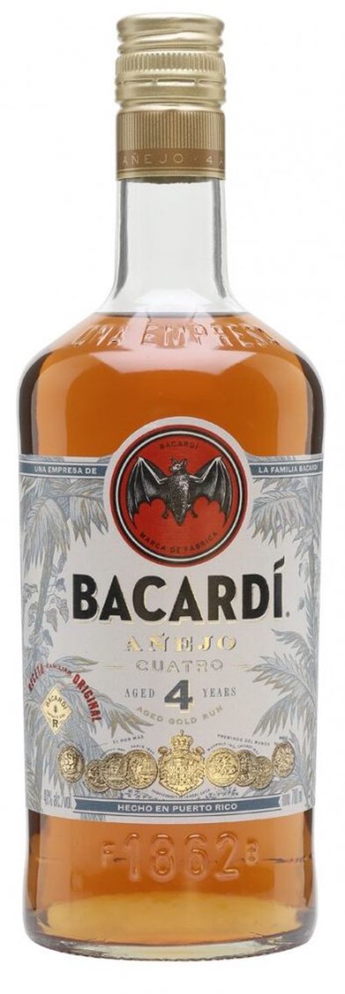 Bacardi Anejo Cuatro 4y 0,7l 40%