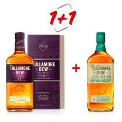 Tullamore D.E.W. 12 YO 0,7l 40% Akce 1+1 Tullamore D.E.W. XO Rum Cask 0,7l navíc