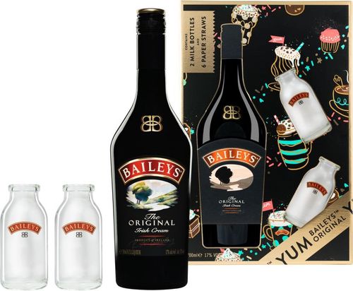 Baileys Irish Cream 0,7l 17% GB + 2x sklenice na mléko