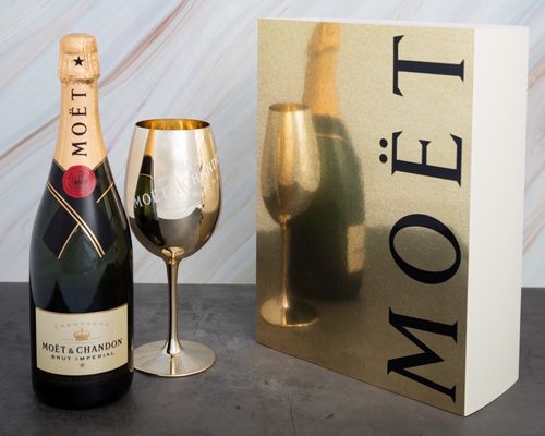 Moët & Chandon Impérial Brut 0,75l 12,5% + Zlatá sklenice