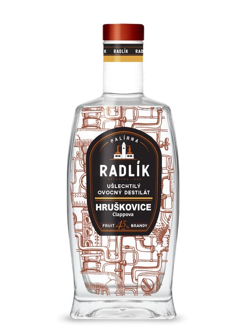 Palírna Radlík Radlík Hruškovice Clappova 45% 0,5l