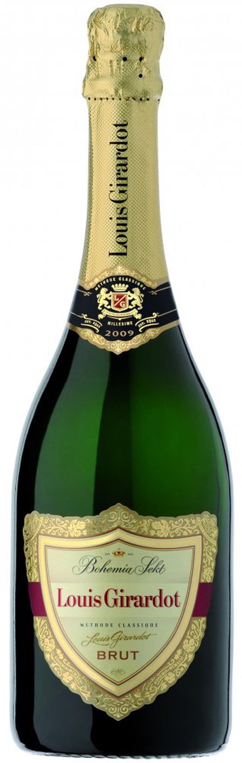 Bohemia sekt Louis Girardot Brut Jakostní šumivé víno bílé 0,75l 12%